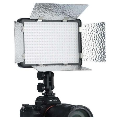 Осветитель светодиодный с функцией вспышки Godox LF308D накамерный (без пульта) - фото 2