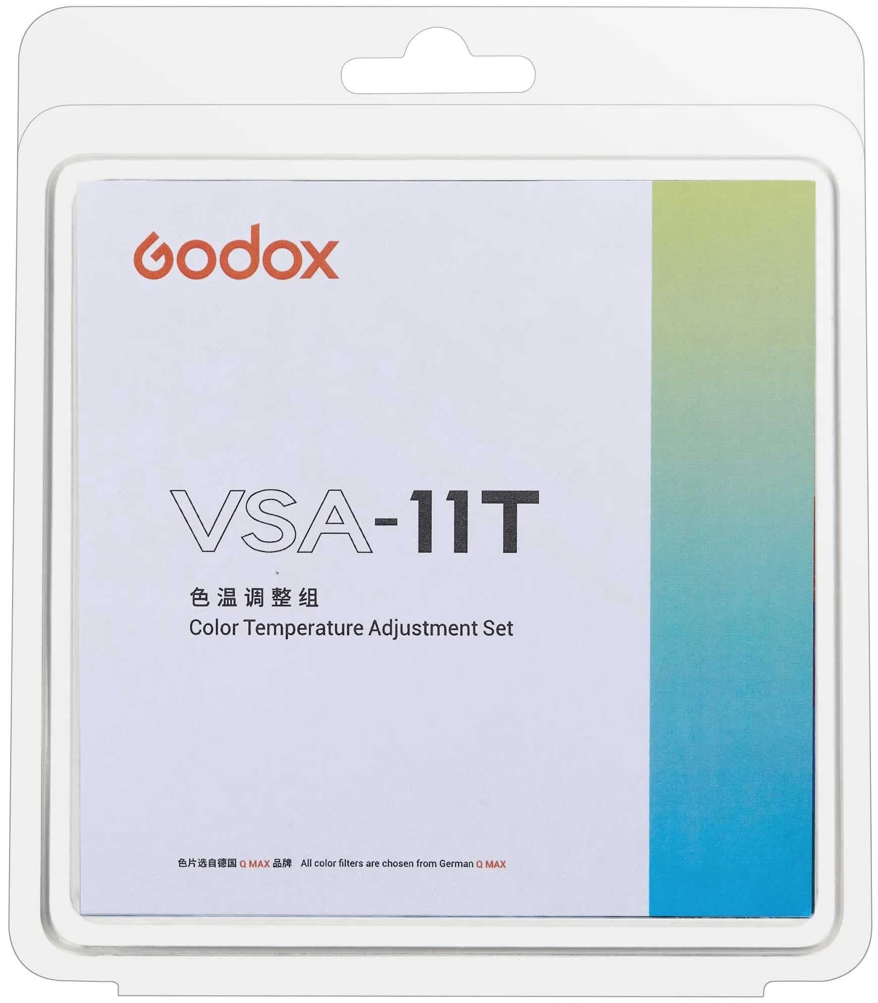 адаптер godox sa 17 bowens Набор цветокоррекционных фильтров Godox VSA-11T