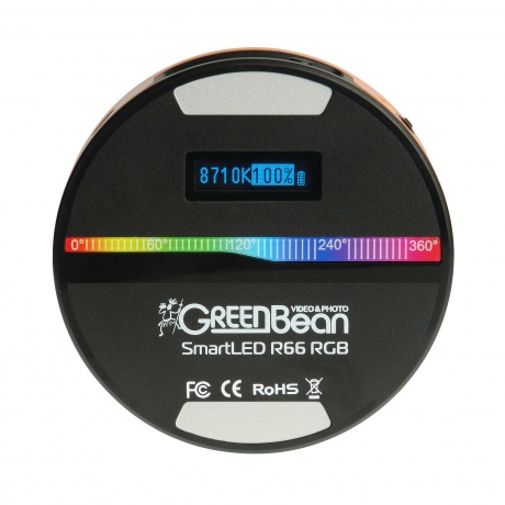 Осветитель GreenBean SmartLED R66 RGB накамерный светодиодный - фото 6