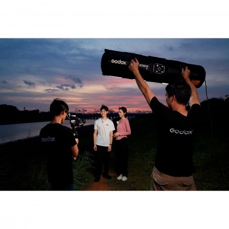 Осветитель светодиодный Godox Knowled AT200Bi с надувным софтбоксом - фото 21