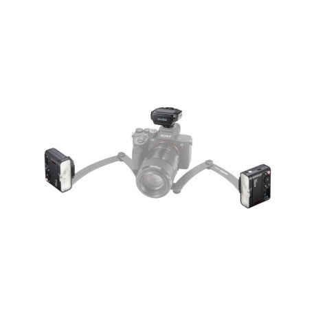 Комплект импульсных осветителей Godox MF12-DK1  для макросъемки - фото 12