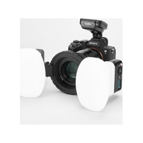 Комплект импульсных осветителей Godox MF12-DK1  для макросъемки - фото 14