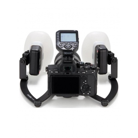 Комплект импульсных осветителей Godox MF12-DK1  для макросъемки - фото 16