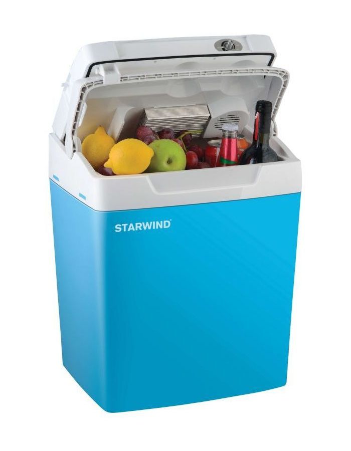 Автохолодильник Starwind CF-129 29л 48Вт синий/серый