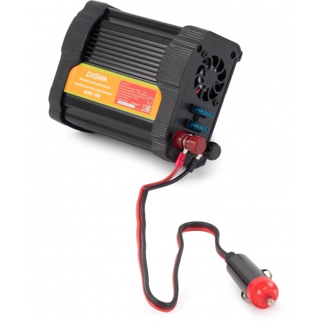 Автоинвертор Digma AI200-12W 200Вт - фото 6