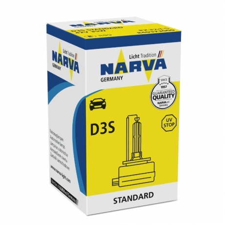 Лампа ксеноновая NARVA D3S 42V-35W (PK32d-5) 1шт, 84032 - фото 1