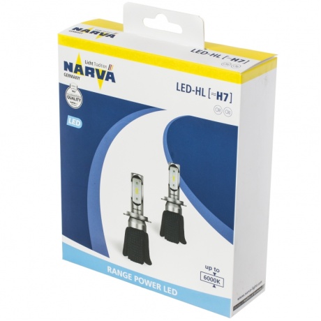 Лампа светодиодная NARVA H7 Range Power LED 6000K, 2шт, 18005 - фото 1