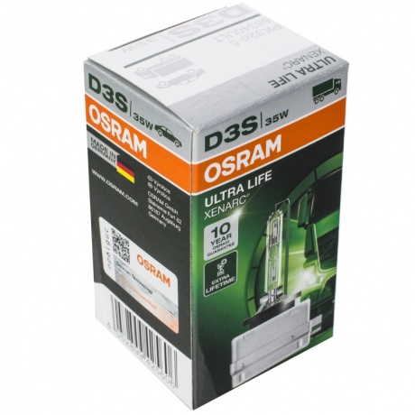 Лампа ксеноновая OSRAM D3S Xenarc Ultra Life 42V-35W, 1шт, PK32d-5, 66340ULT - фото 4