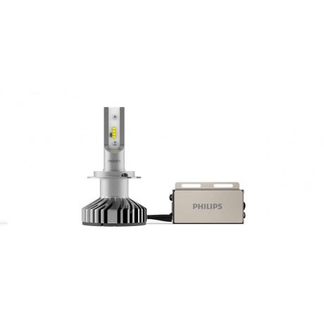 Лампа светодиодная PHILIPS LED H7 X-treme Ultinon 6000K, 2шт, 12985BWX2 - фото 2