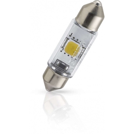 Лампа светодиодная PHILIPS X-tremeVision LED C5W, Festoon 38 мм, яркий белый свет 4000K 12V 1W, 1шт, 128584000KX1 - фото 3