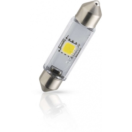 Лампа светодиодная PHILIPS X-tremeVision LED C5W, Festoon 43 мм, дневной свет 6000K 12V 1W, 1шт, 129466000KX1 - фото 3