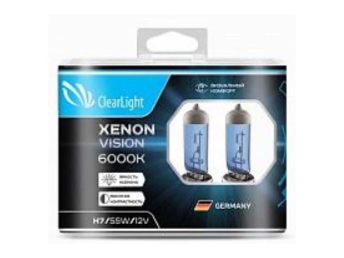 Лампа Clearlight H15 12V-15/55W XenonVision (компл., 2 шт.) MLH15XV