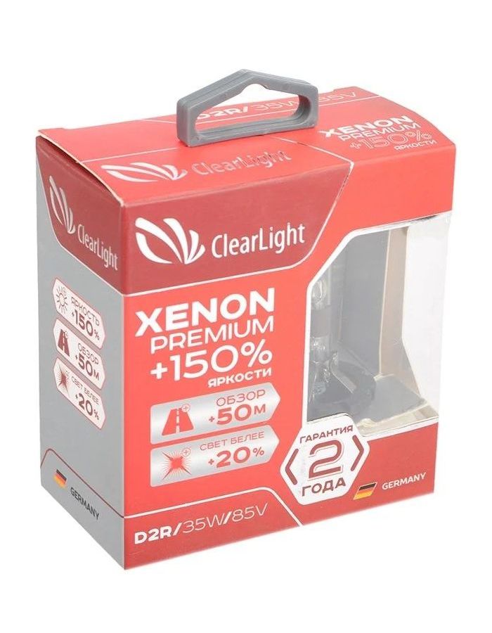 Лампа ксеноновая Clearlight Xenon Premium+150% D2R (1 шт) лампа ксеноновая clearlight xenon premium 150% h1