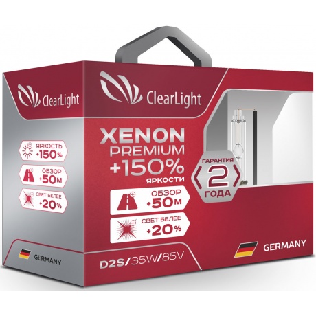 Лампа ксеноновая Clearlight Xenon Premium+150% D4S (1 шт) - фото 1