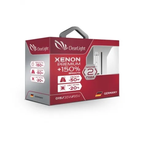 Лампа ксеноновая Clearlight Xenon Premium+150% H1 (1 шт)