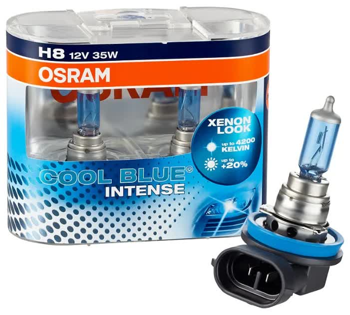 Лампа галогенная Osram H11 Cool Blue Intense, 2шт (64211CBI-HCB)