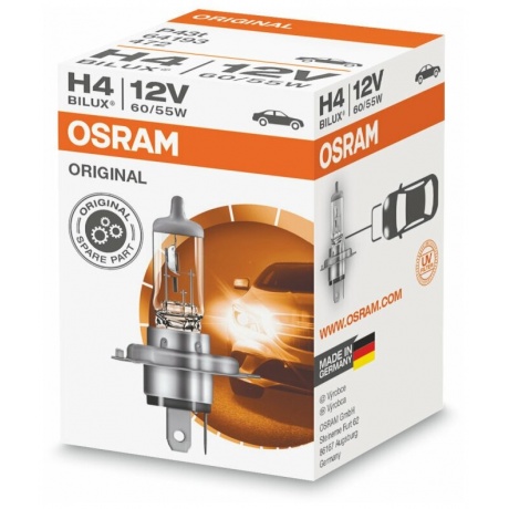 Галогенная лампа Osram H4 (60/55W 12V) Original Line 1шт - фото 5