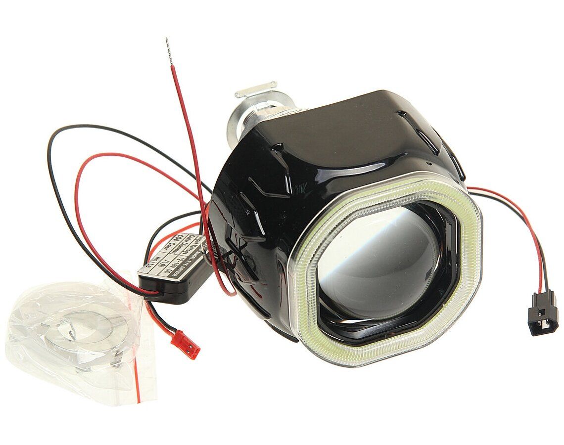 Биксеноновый модуль Clearlight 2,5 черный с LED подсветкой (1шт), KBM CL G3 TP 2 лампа автомобильная светодиодная clearlight цоколь h1 4300 лм 2 шт