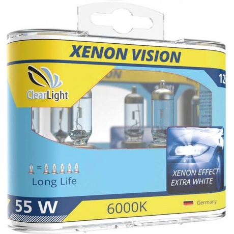 Комплект ламп Clearlight HB3 12V-65W XenonVision (2 шт.) ML9005XV - фото 5