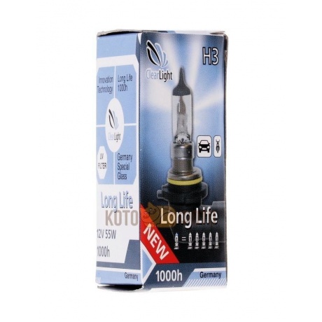 Лампа Clearlight H3 12V-55W LongLife MLH3LL
