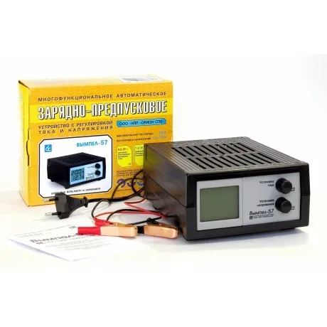 Зарядное устройство Вымпел-57 (0-20А, 7,4-18В, ЖК индикатор)