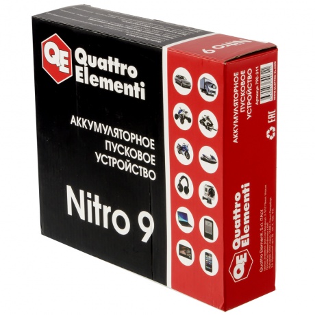 Пуско-зарядное устройство Quattro Elementi Nitro 9 12В 9000mAh 790-311 - фото 2