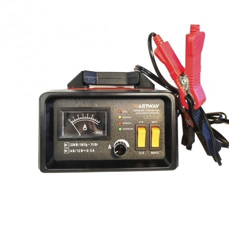 Зарядное устройство Artway 12В 5А - фото 4