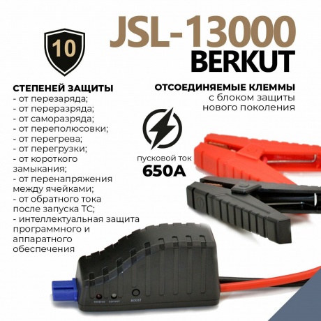 Пуско-зарядное устройство Berkut JSL-13000 - фото 12