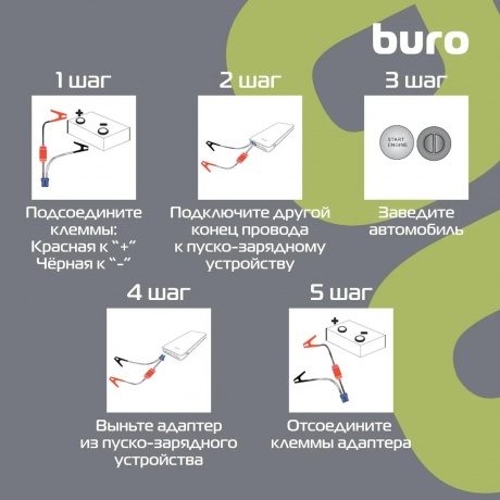 Пуско-зарядное устройство Buro SJ-K70 - фото 25