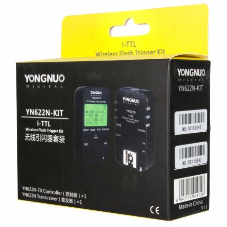 YN622N-kit Беспроводной TTL синхронизатор и трансмиттер с дисплеем (комплект) для Nikon - фото 5