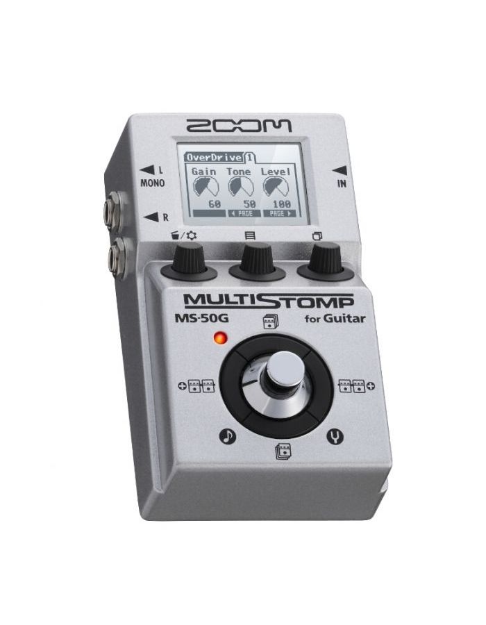 Педаль эффектов Zoom MS-50G для электрогитары digitech cabdryvr гитарная педаль эффектов