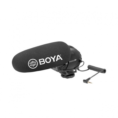 Накамерный микрофон-пушка Boya BY-BM3031 для фото и видеокамер, диктофонов .С переключателем. - фото 2