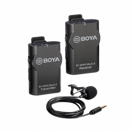 Цифровой беспроводной микрофон Boya BY-WM4 Mark II с частотой 2,4 ГГц - фото 1