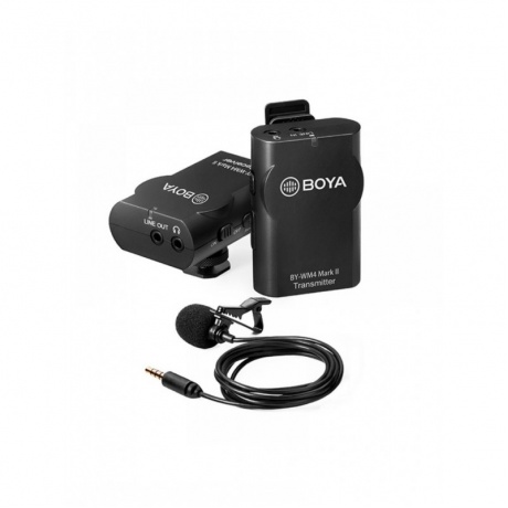 Цифровой беспроводной микрофон Boya BY-WM4 Mark II с частотой 2,4 ГГц - фото 4
