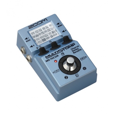 Педаль эффектов Zoom MS-70CDR для электрогитары/Хорус/Дилей/Ревер/Без БП - фото 3