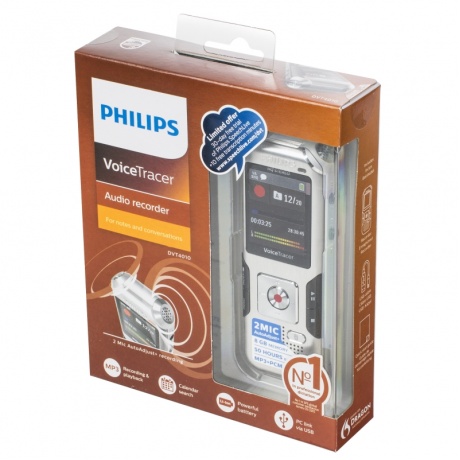 Цифровой диктофон Philips DVT4010/00 - фото 9