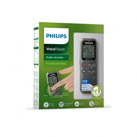 Цифровой диктофон Philips DVT1110/00 - фото 9