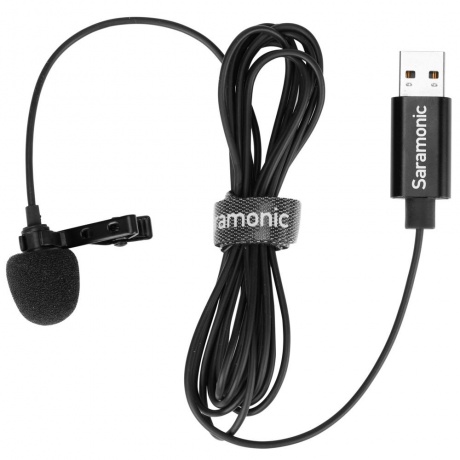 Петличный микрофон Saramonic SR-ULM10 для компьютеров с USB - фото 1