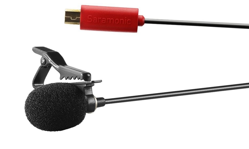 Петличный микрофон Saramonic SR-GMX1 для камер GoPro - фото 1