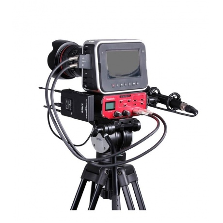 Микшер для камер Saramonic BMCC-A01 Blackmagic (2 моно-входа XLR, 2 моно-выхода TRS) - фото 3