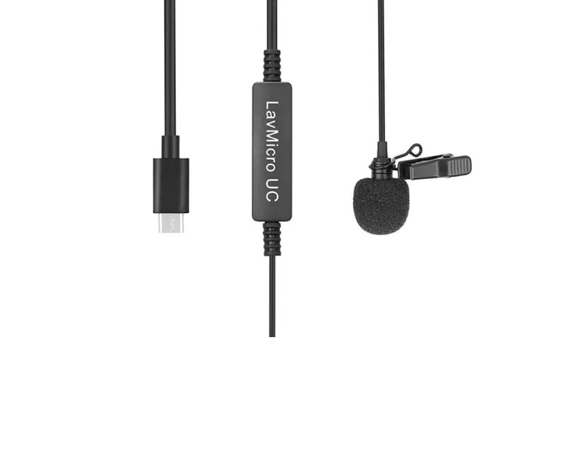 Микрофон Saramonic LavMicro UC для смартфонов с кабелем 1,7м (вход USB-C) - фото 1