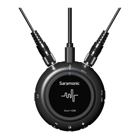 Двухканальный аудиомикшер Saramonic Smart V2M  3.5мм для устройств Android, iOS и компьютеров - фото 1