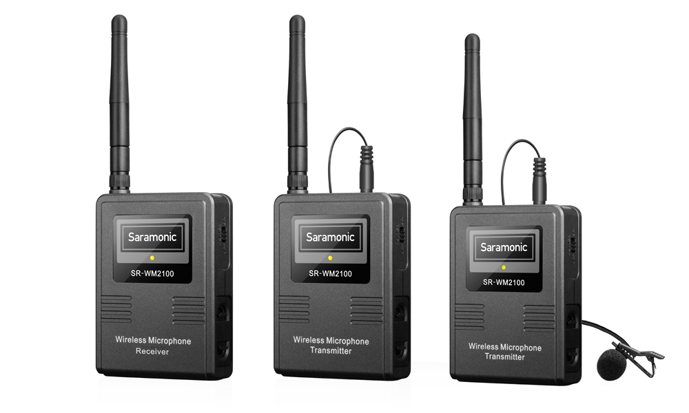 Радиосистема Saramonic SR-WM2100 (TX+TX+RX) радиосистема mirfak audio we10 rx tx mfa13