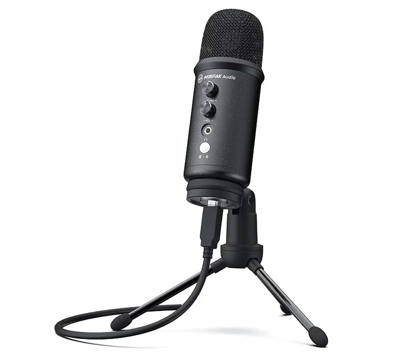 Настольный вокальный USB микрофон Mirfak TU1 Kit