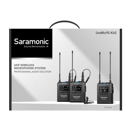 Цифровая радиосистема Saramonic UwMic9s Kit2 (RX9S+TX9S+TX9S) с 2 передатчиками и 1 приемником - фото 4