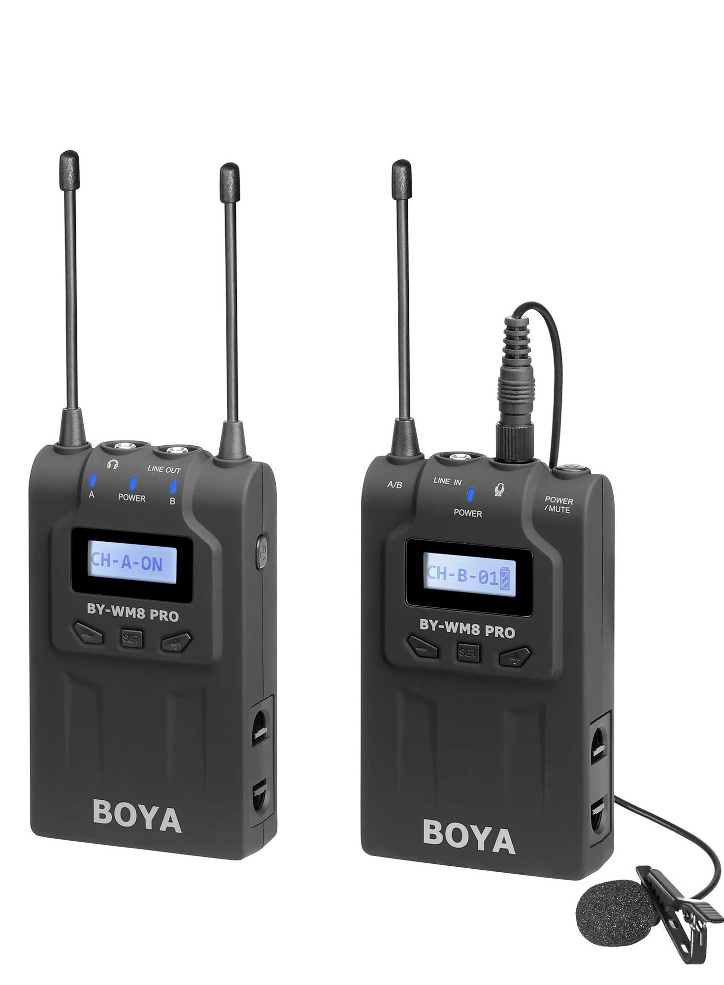 Двухканальная УКВ беспроводная микрофонная система Boya BY-WM8 Pro-K1