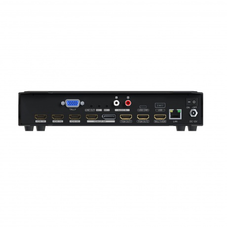 Видеомикшер-стример AVMATRIX HVS0401E компактный 4CH HDMI/DP USB/LAN - фото 4