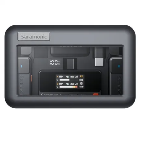 Радиосистема Saramonic Air-02 (TX+TX+RX) 2,4 ГГц приемник + 2 пе...