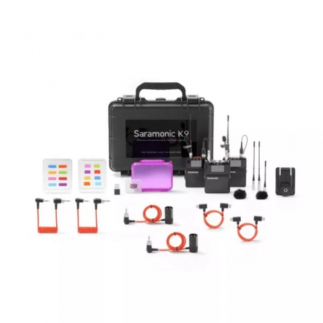 Радиосистема Saramonic K9 (TX+TX+RX) УВЧ приемник + 2 передатчика (кейс) - фото 16