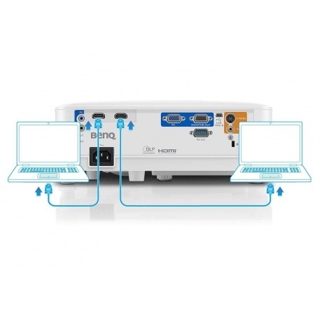 Проектор BenQ MX550 white (9H.JHY77.1HE) - фото 8